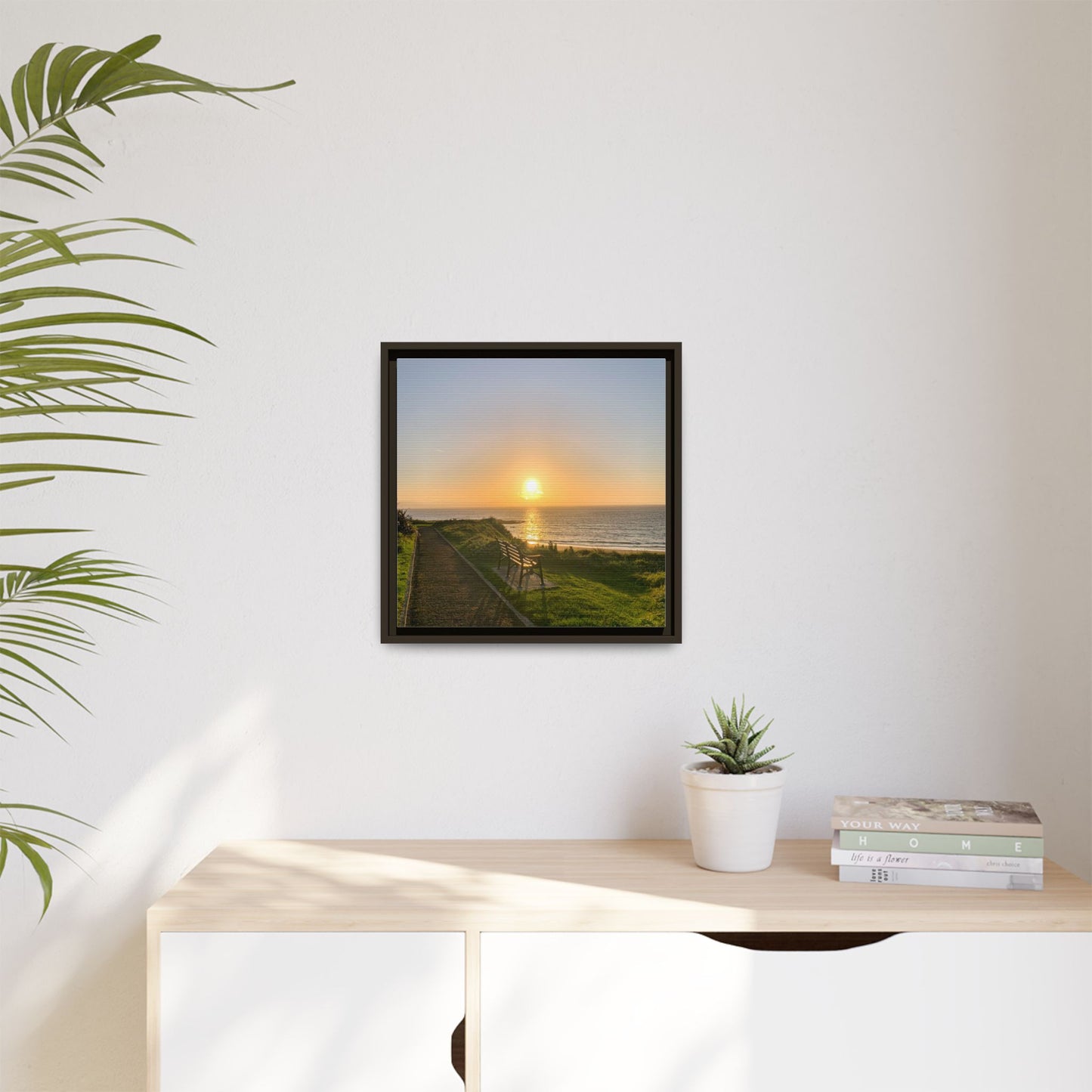 Sunset in Ballybunion 2 Matte Canvas, Framed (Multi-color)