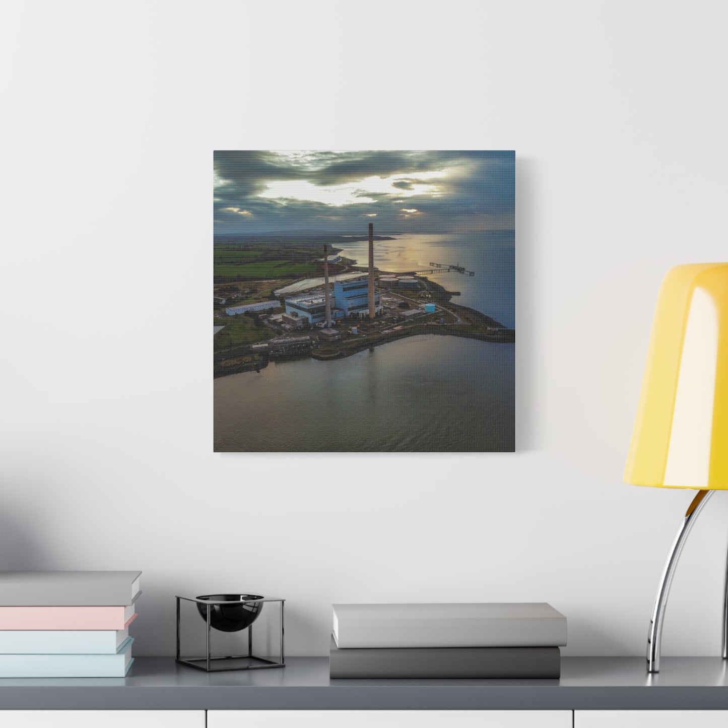 Tarbert Power Station Matte Canvas, Stretched, 1.25"