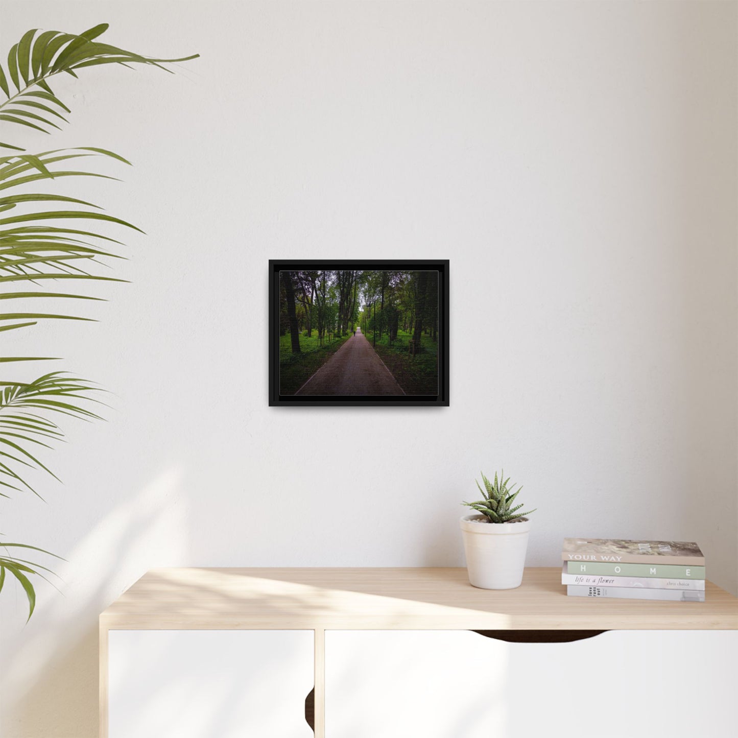 Zagares Park Matte Canvas, Framed (Multi-color)