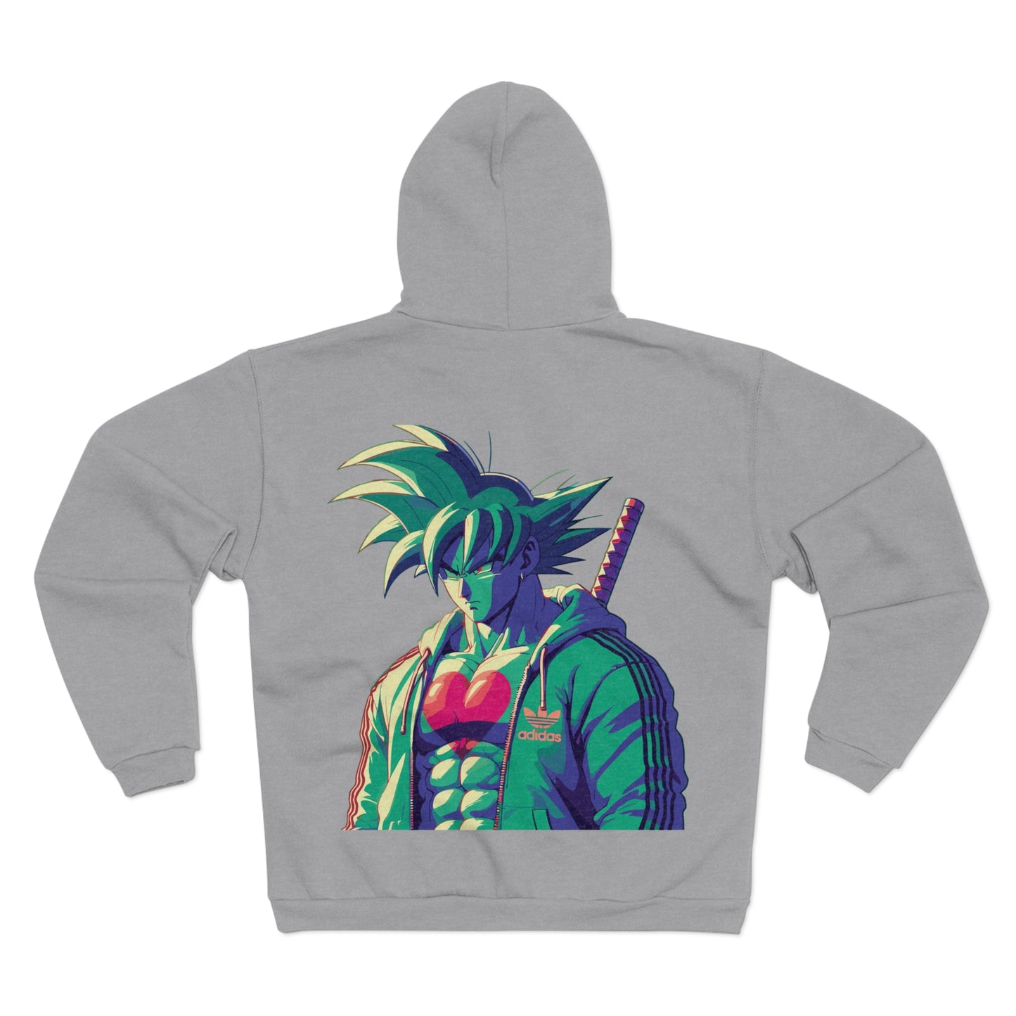 Sword Don't Harm You Unisex Hooded Zip Sweatshirt