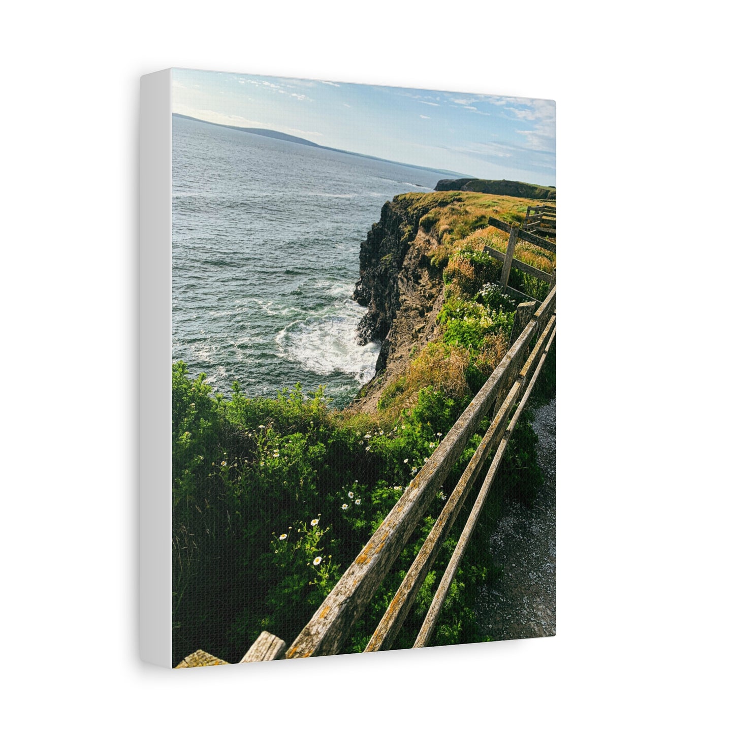 Ballybunion Cliff Walk Matte Canvas, Stretched, 1.25"