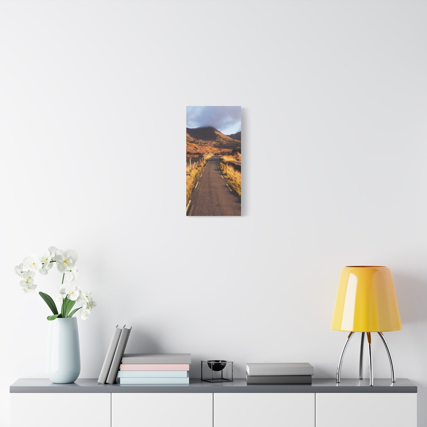 Sunset Road Matte Canvas, Stretched, 1.25"