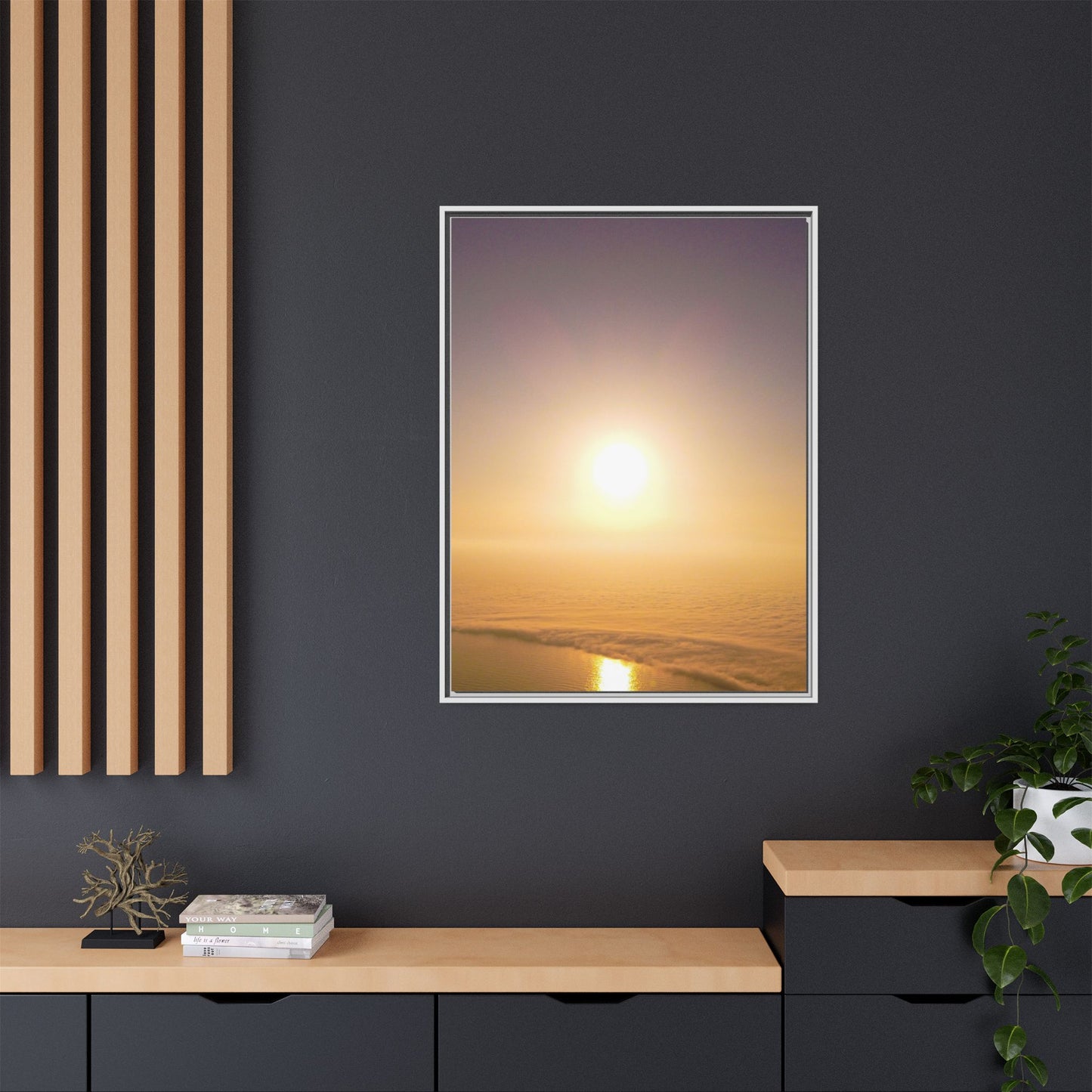 Sunset on Mount Brandon Matte Canvas, Framed (Multi-color)