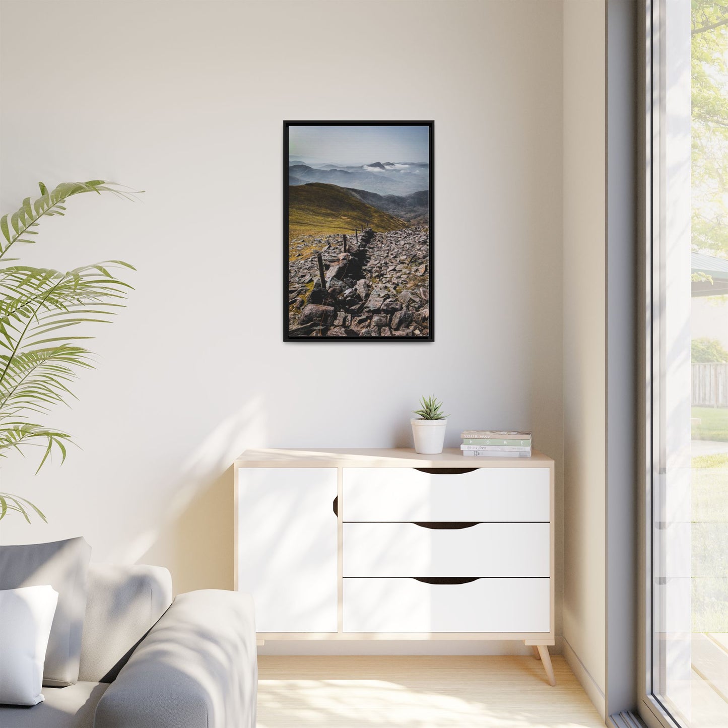 Wall Matte Canvas, Framed (Multi-color)