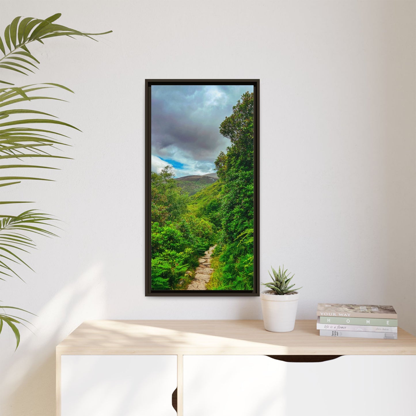 Torc Trail Matte Canvas, Framed (Multi-color)