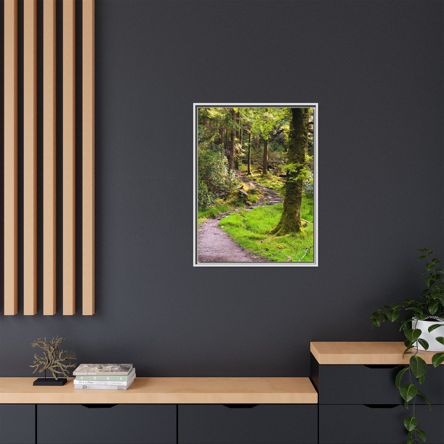 Torc Trail Matte Canvas, Framed (Multi-color)