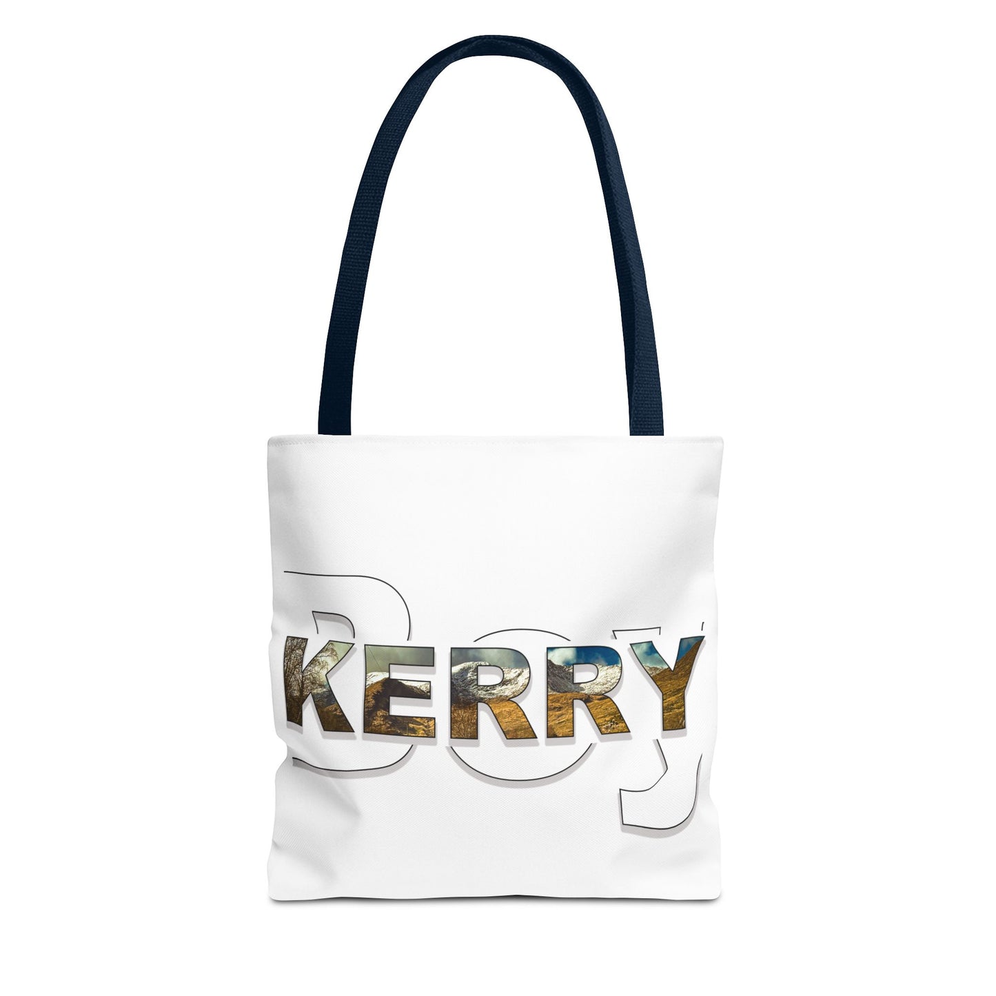 Kerry Boy White Tote Bag (AOP)