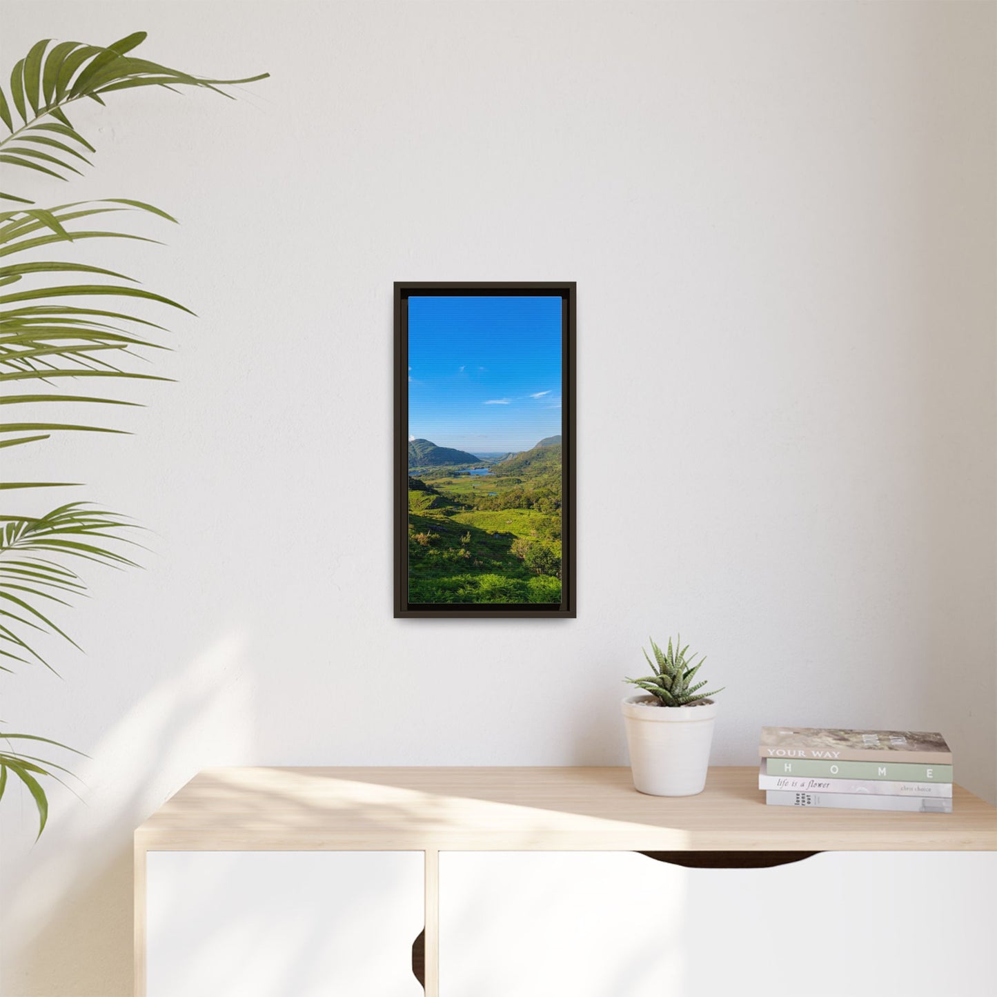 Beautiful Ladies View Matte Canvas, Framed (Multi-color)
