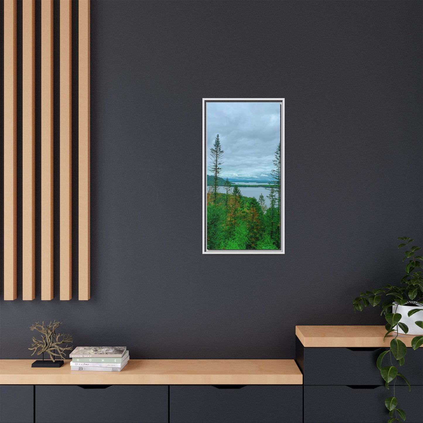 Torc Mountain Trail 2 Matte Canvas, Framed (Multi-color)