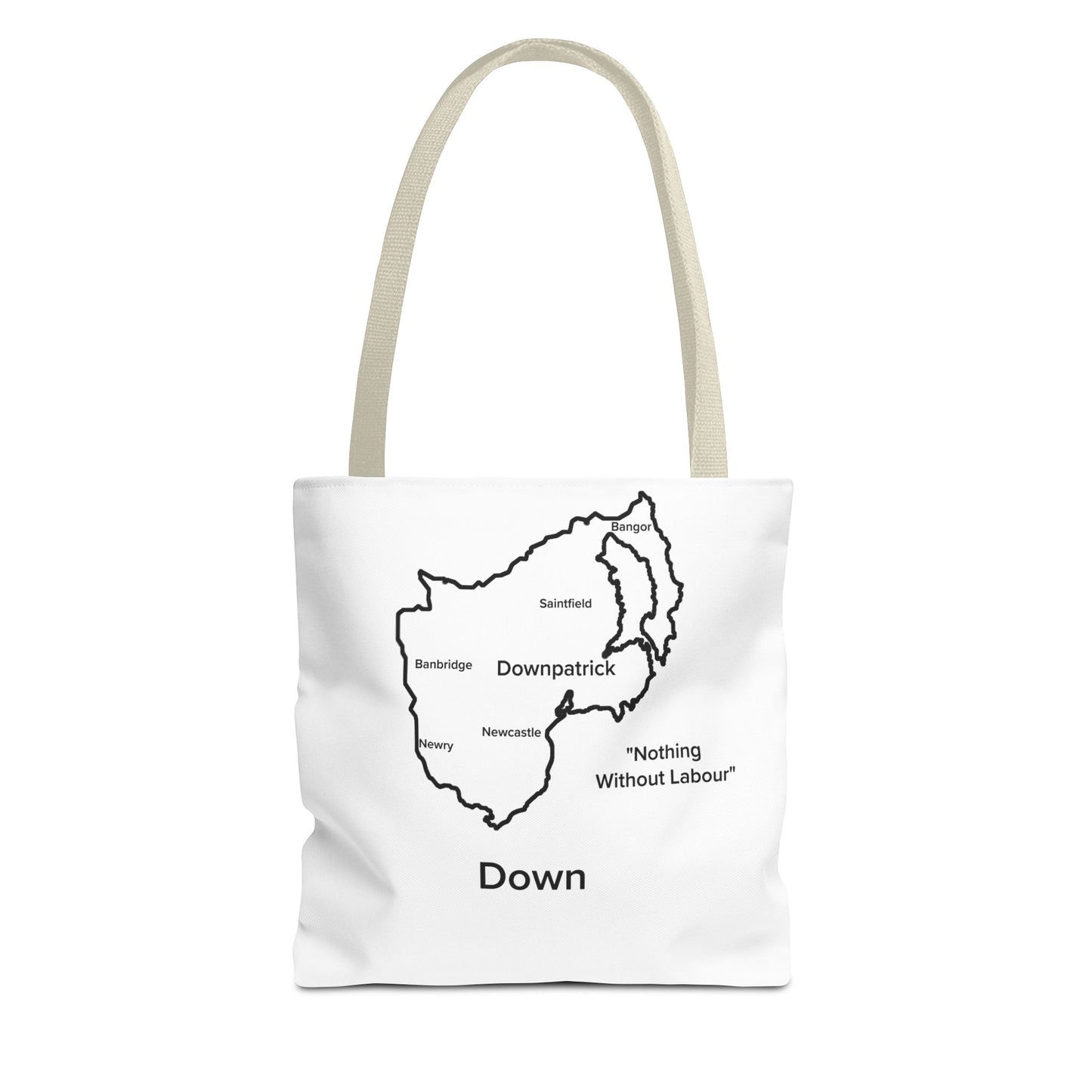 Down Tote Bag White Edition