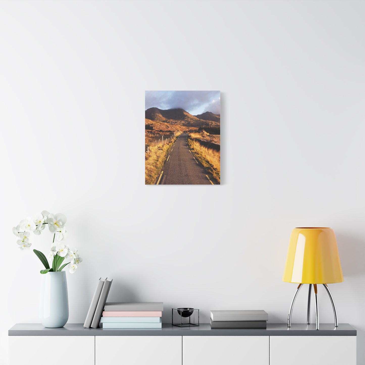 Sunset Road Matte Canvas, Stretched, 1.25"