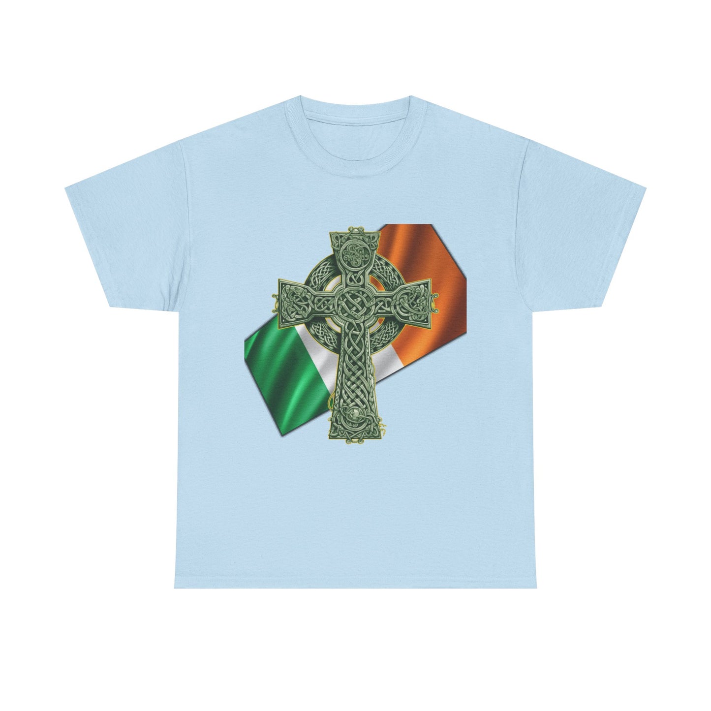 Celtic Cross Unisex Heavy Cotton Tee