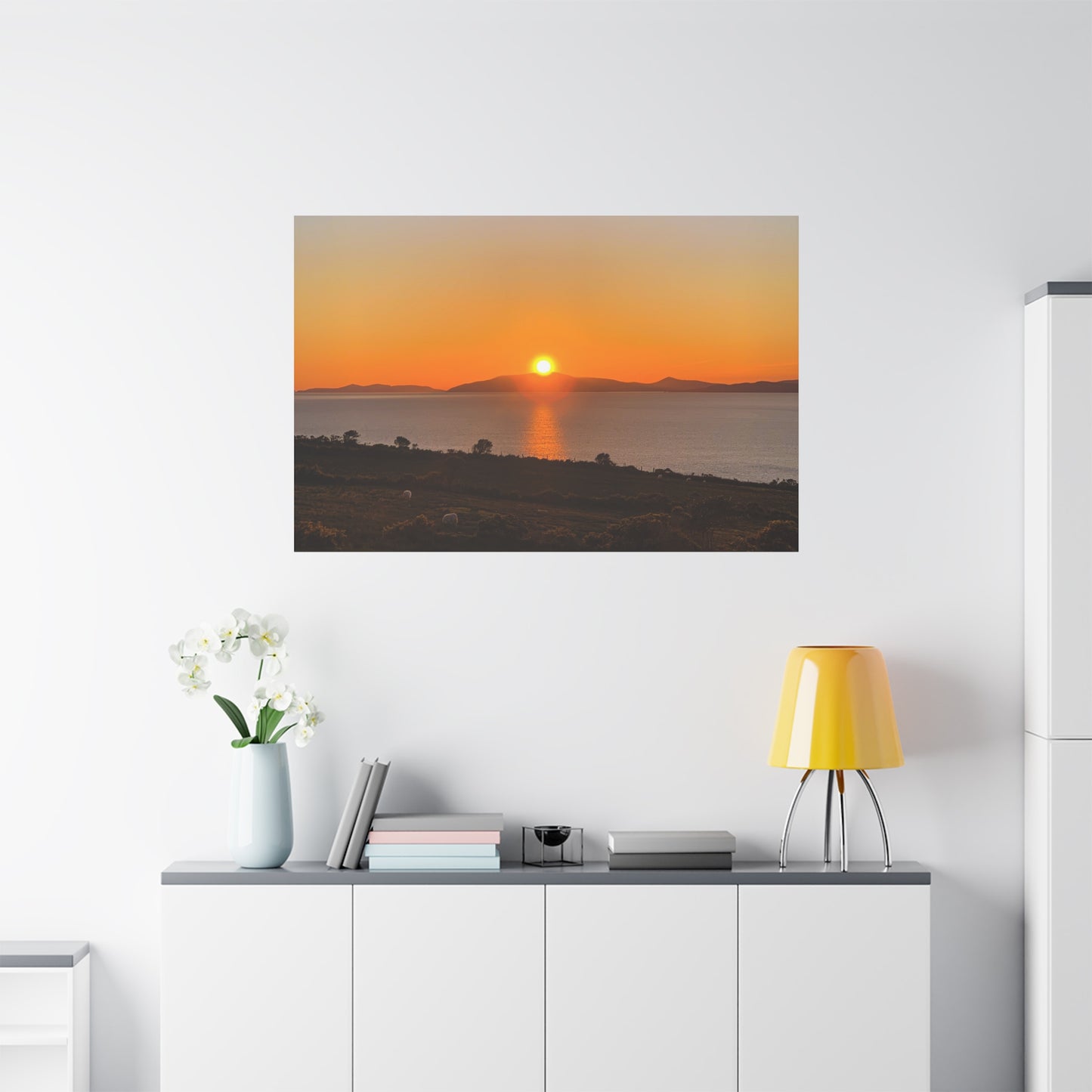 Sunset Ring of Kerry Matte Canvas, Stretched, 1.25"