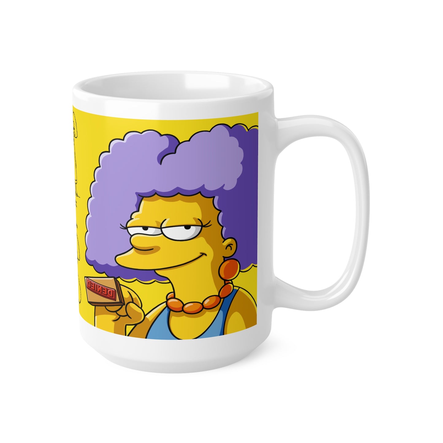 Funny Ceramic Coffee Mug - The Many Moods of Patty and Selma - 11oz & 15oz