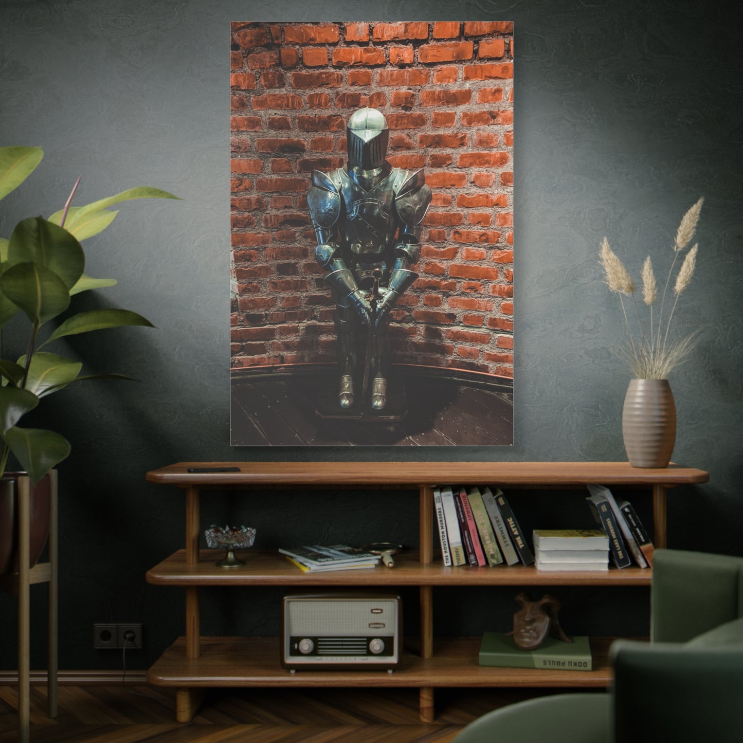 Steel Armour Medieval Age Lithuania Matte Canvas, Stretched, 1.25"