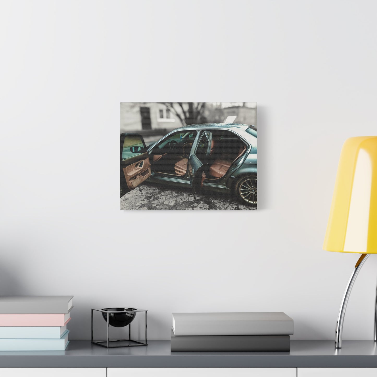 BMW 7 Matte Canvas, Stretched, 1.25"