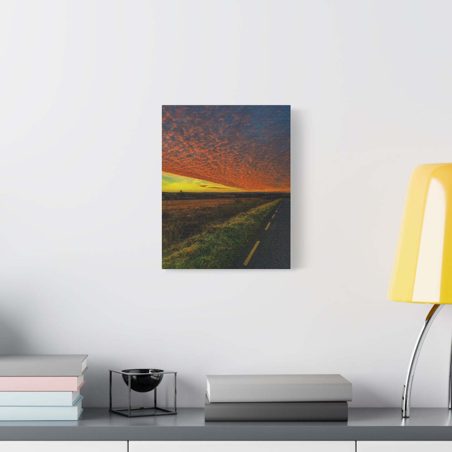 Cloudy Sunset Matte Canvas, Stretched, 1.25"