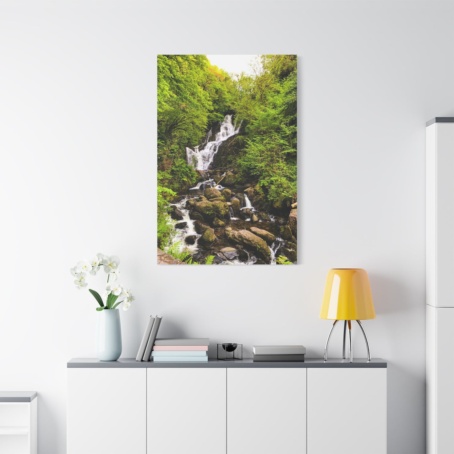 Torc waterfall Matte Canvas, Stretched, 1.25"