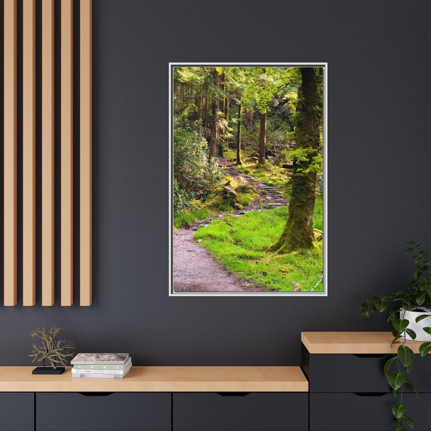 Torc Trail Matte Canvas, Framed (Multi-color)