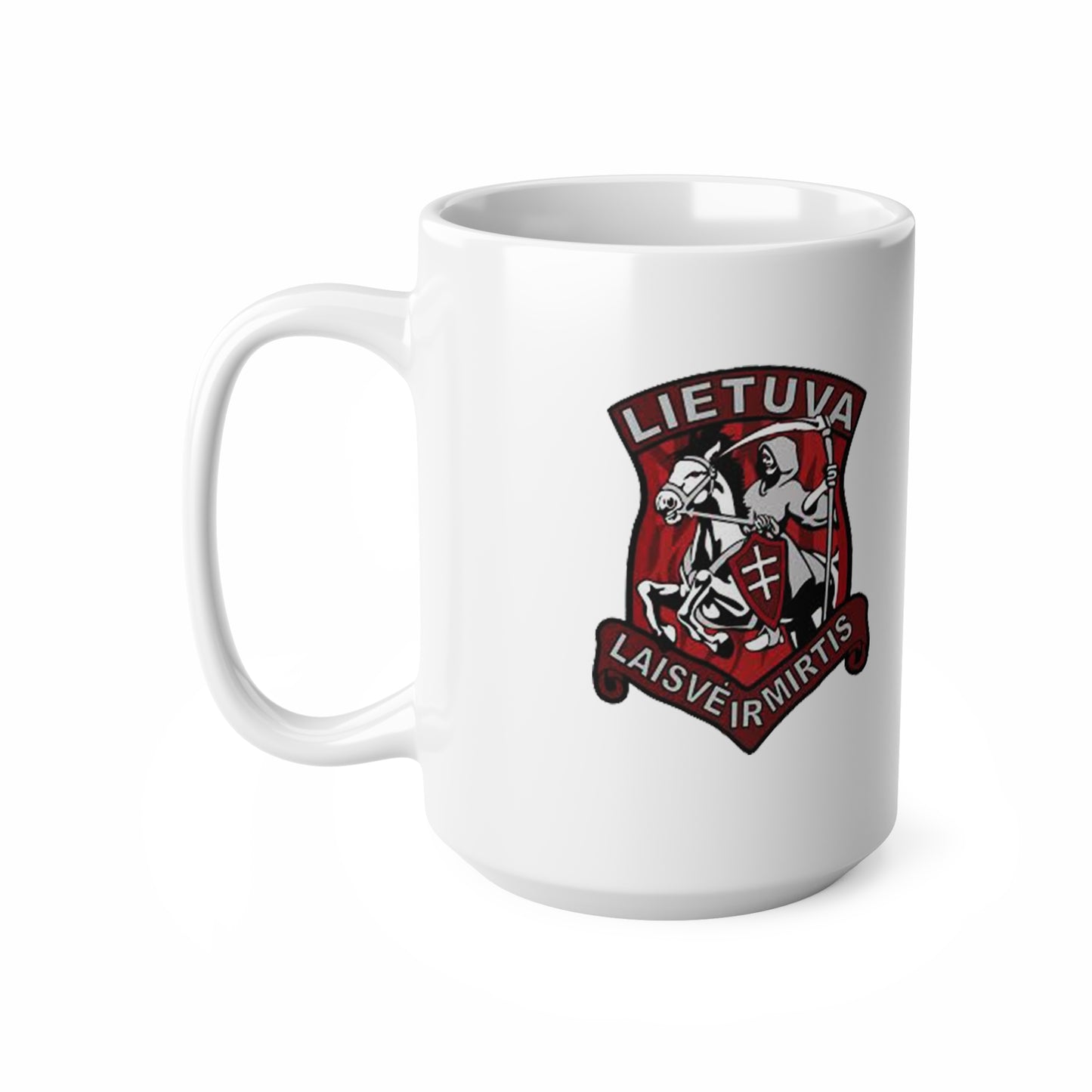 Lietuva "Laisve ir Mirtis" Ceramic Coffee Mugs - 11oz & 15oz Custom Cups