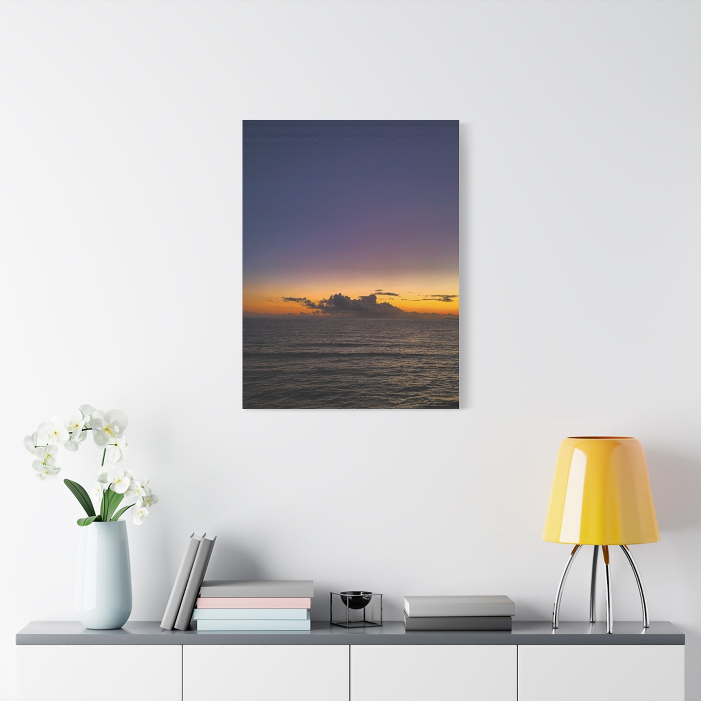 Sunset in Ocean 2 Matte Canvas, Stretched, 1.25"