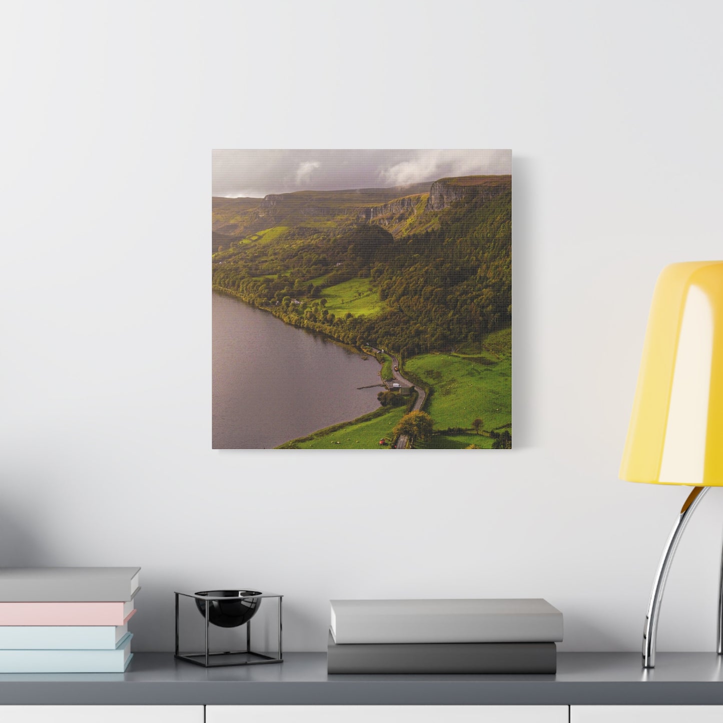 Sruth in Aghadh an Aird or The devil's Chimney Matte Canvas, Stretched, 1.25"