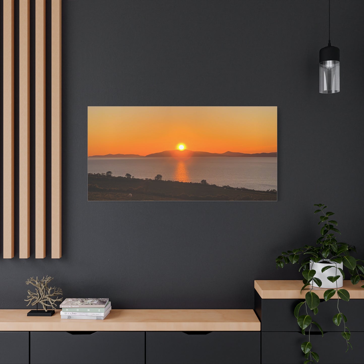 Sunset Ring of Kerry Matte Canvas, Stretched, 1.25"