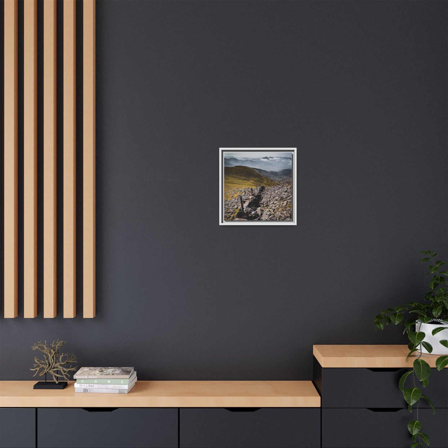 Wall Matte Canvas, Framed (Multi-color)