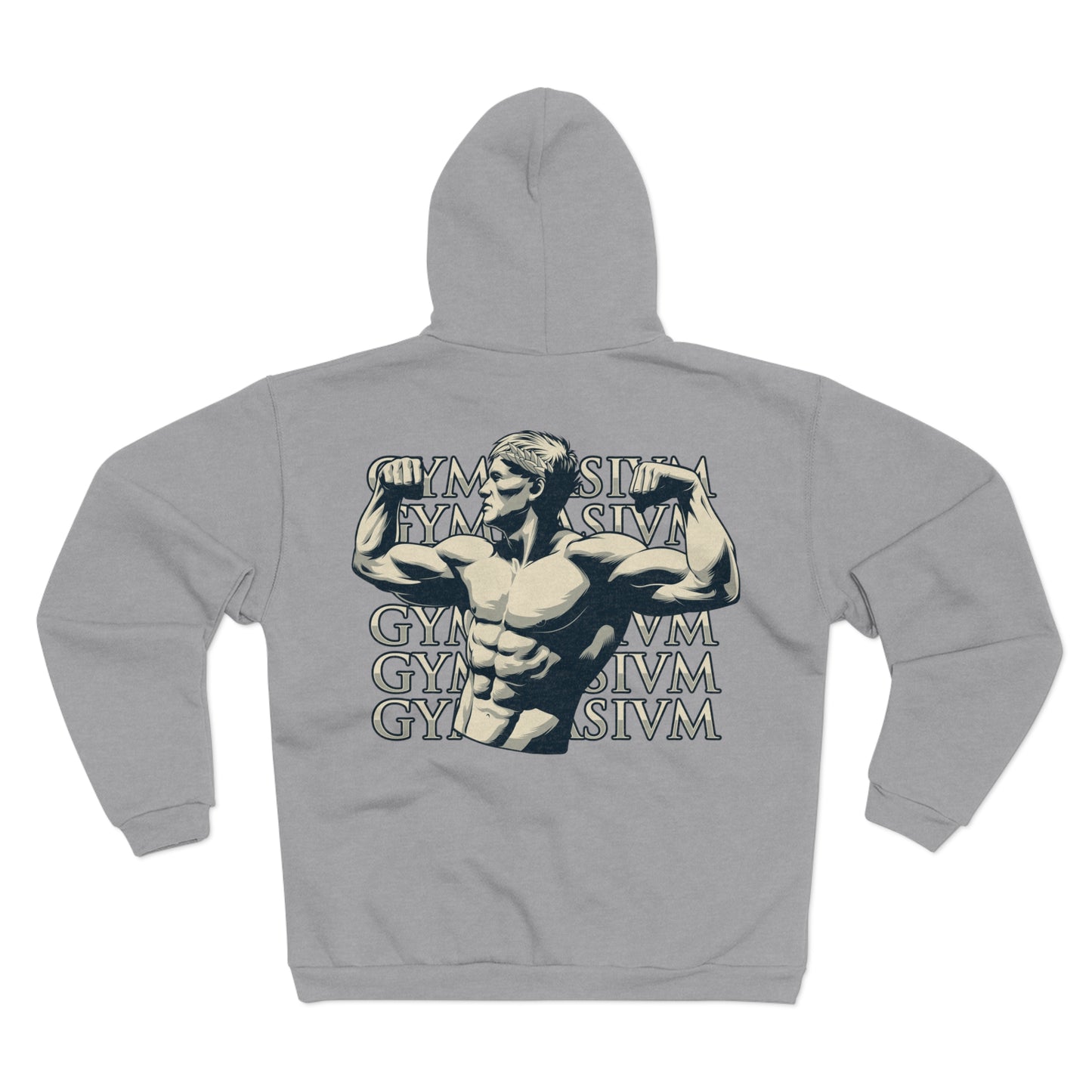 Gym Motivation Unisex Hooded Zip Sweatshirt | Fitness Apparel