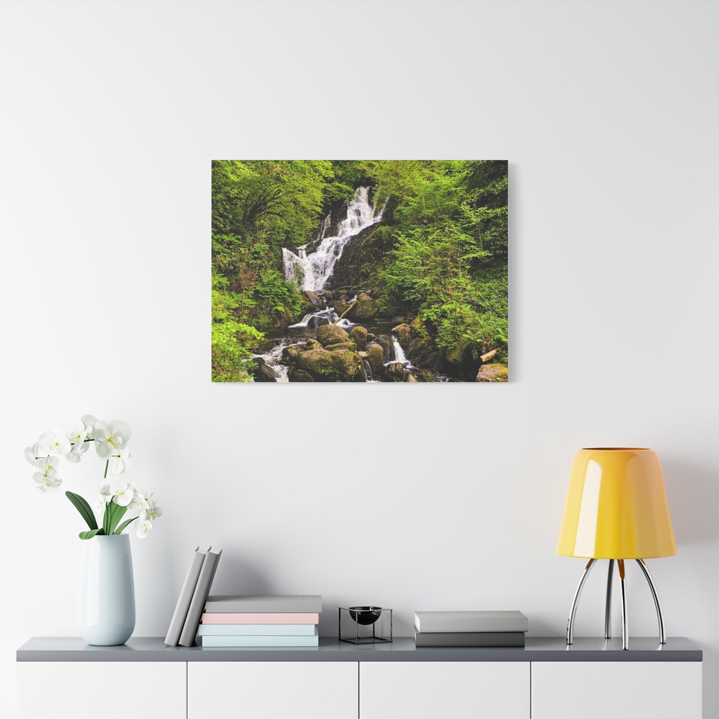 Torc waterfall Matte Canvas, Stretched, 1.25"