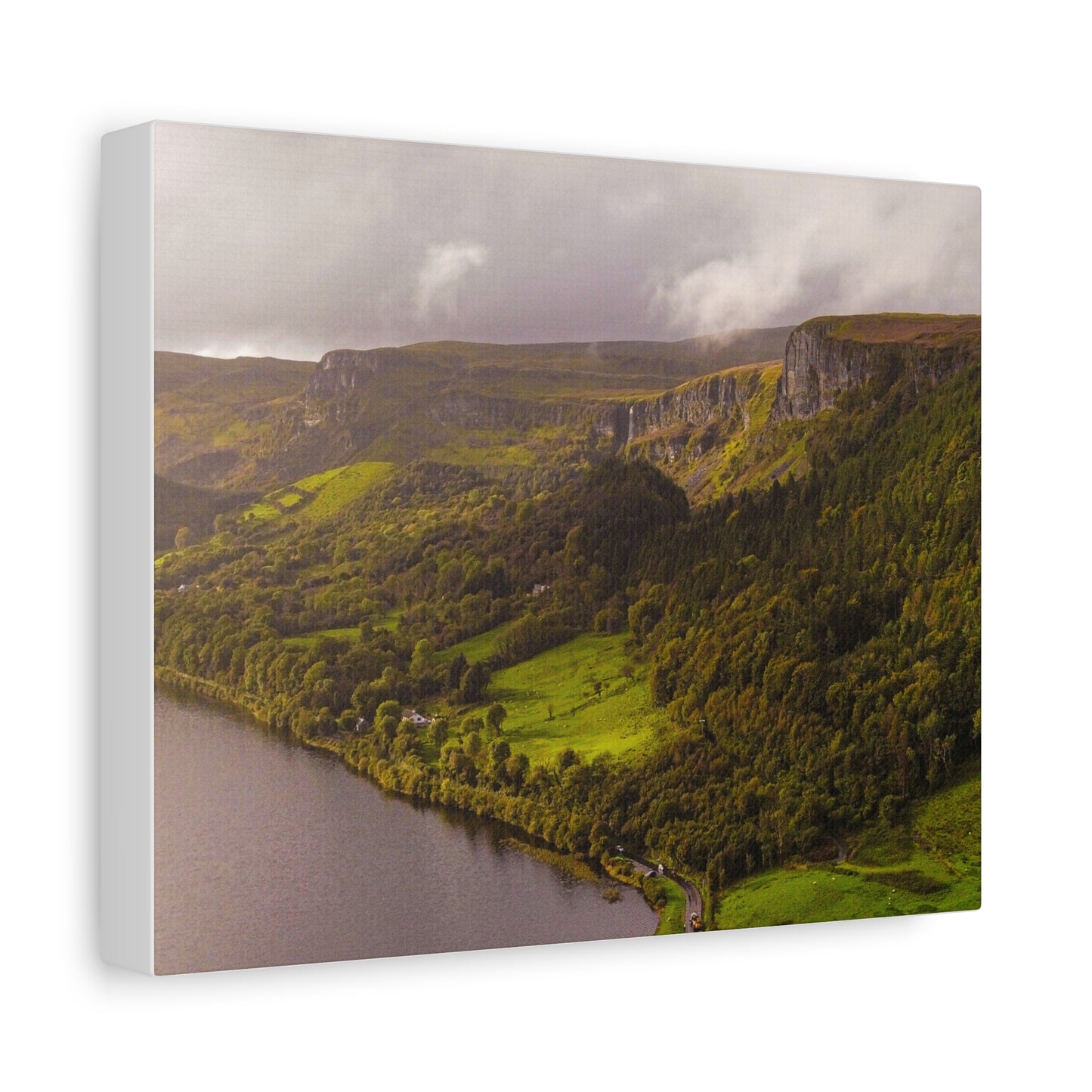 Sruth in Aghadh an Aird or The devil's Chimney Matte Canvas, Stretched, 1.25"