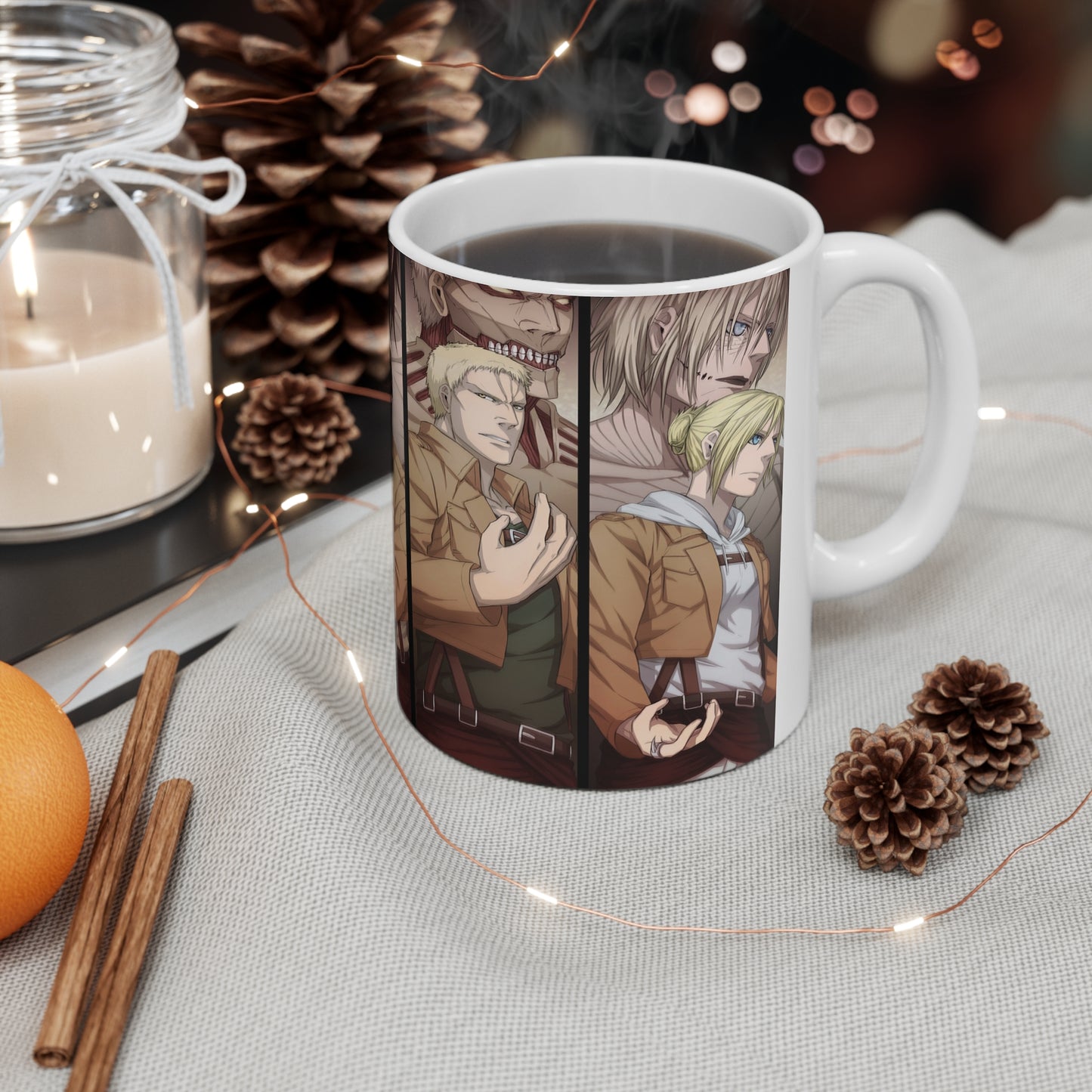 Anime-Inspired Ceramic Coffee Mug – 11oz & 15oz for Fans