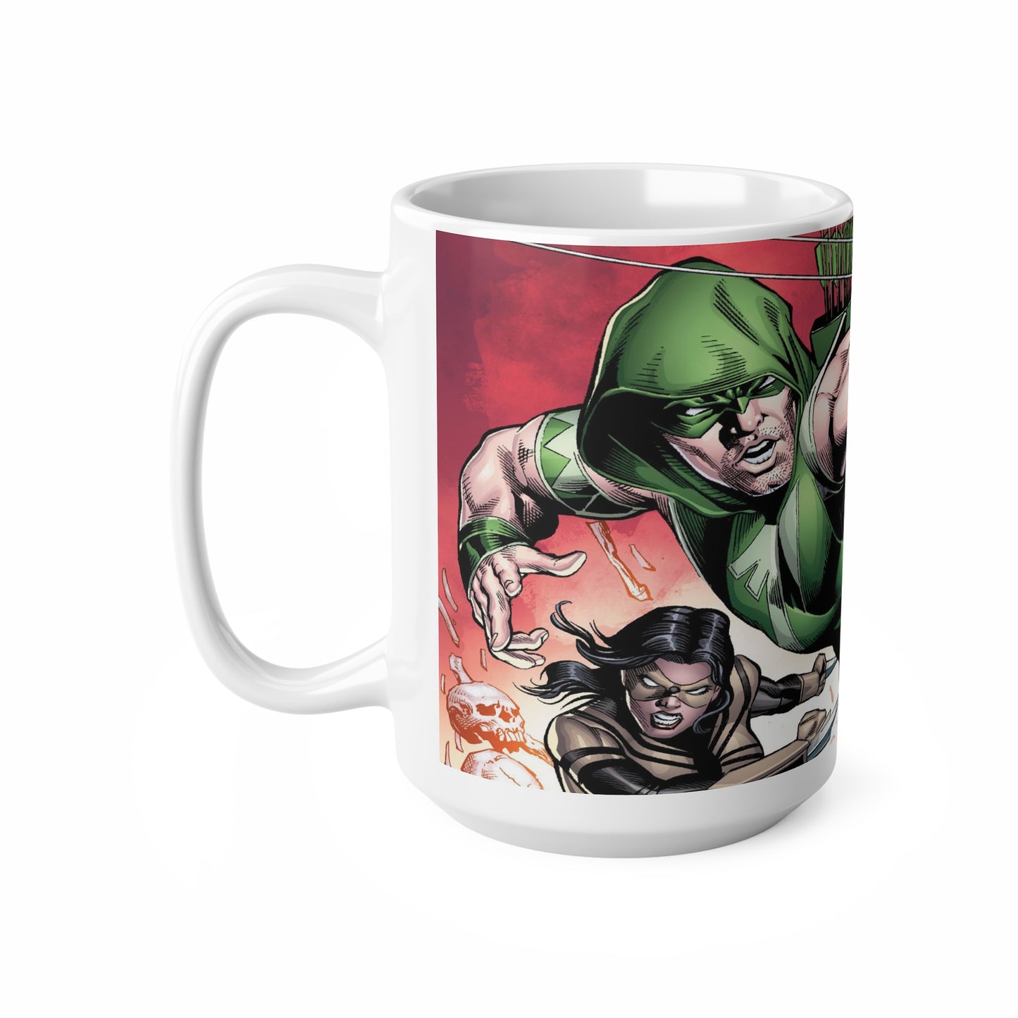Comic Hero Ceramic Coffee Cups - 11oz & 15oz - Perfect for Fans and Collectors!