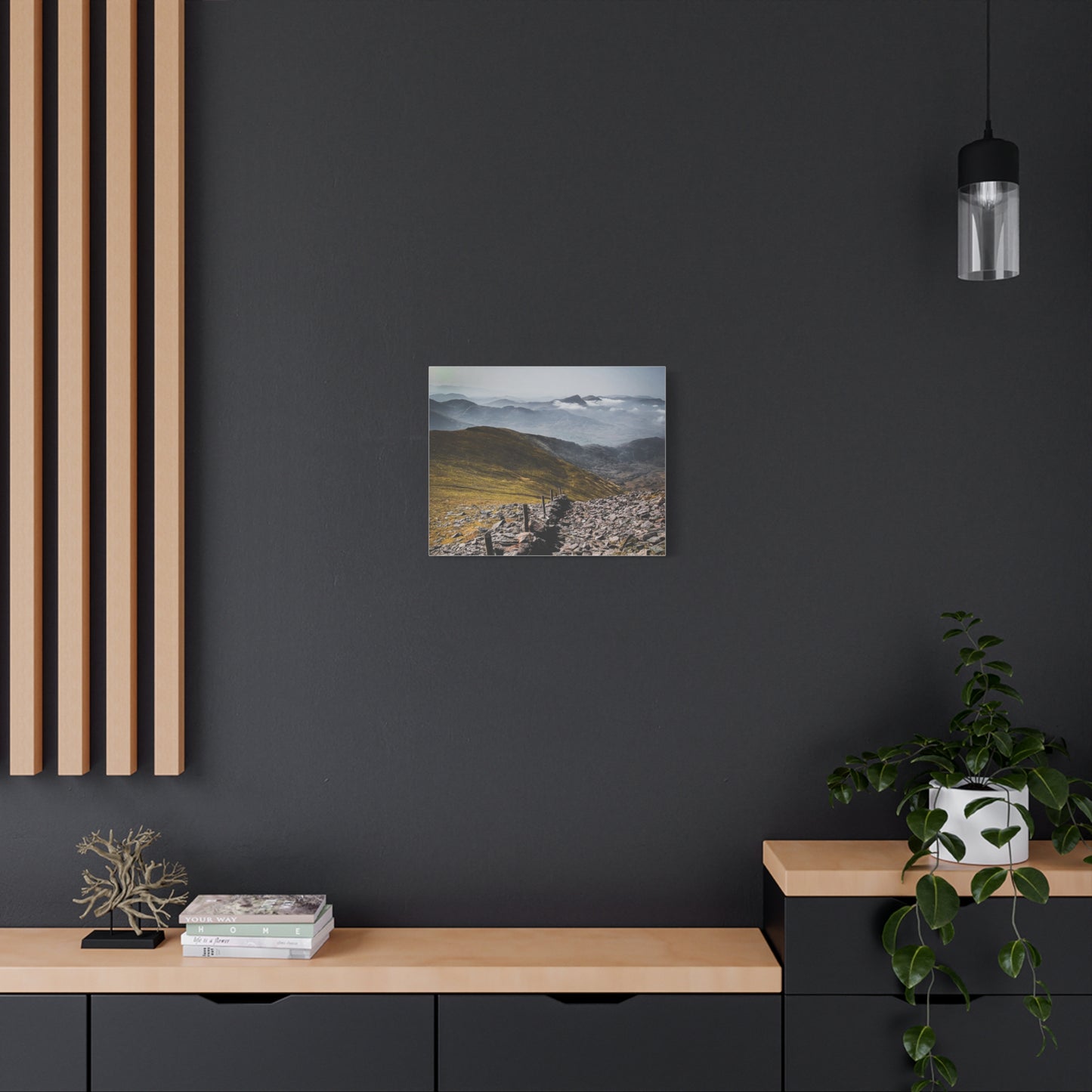 Wall in Mountains Matte Canvas, Stretched, 1.25"