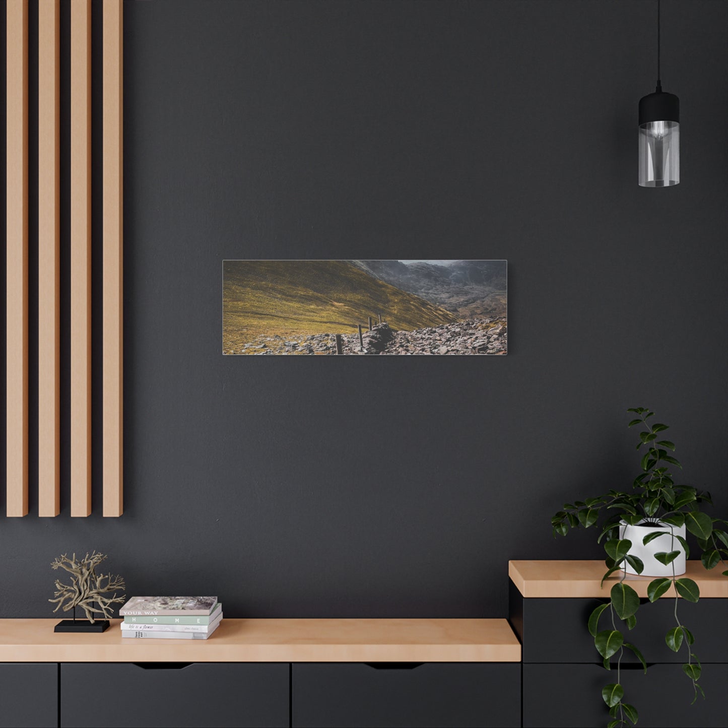 Wall in Mountains Matte Canvas, Stretched, 1.25"
