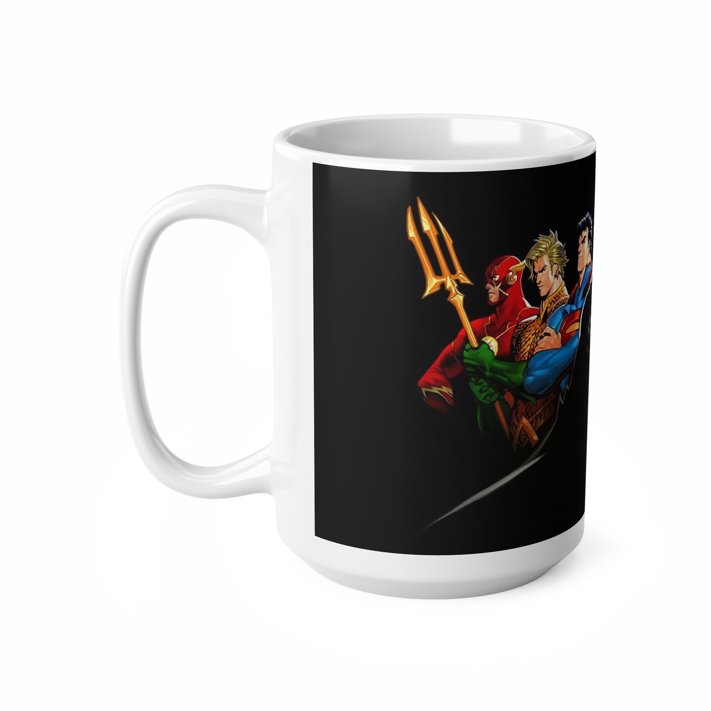 Justice League Ceramic Coffee Cups - 11oz & 15oz | Superhero Mugs for Comic Fans