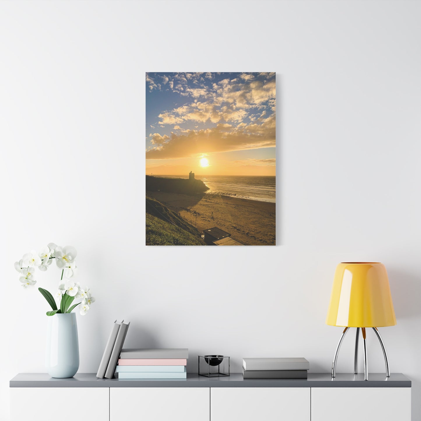 Ballybunion Sunset Castle Matte Canvas, Stretched, 1.25"