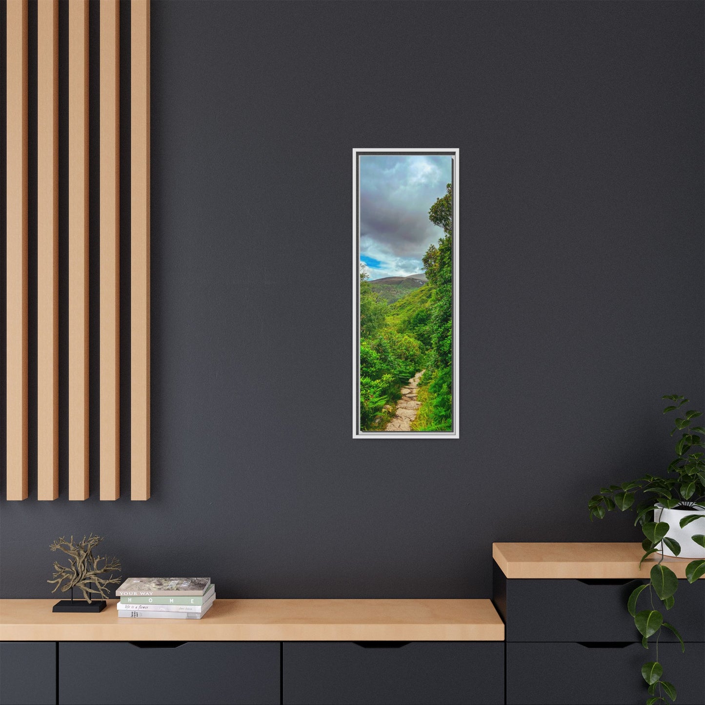 Torc Trail Matte Canvas, Framed (Multi-color)