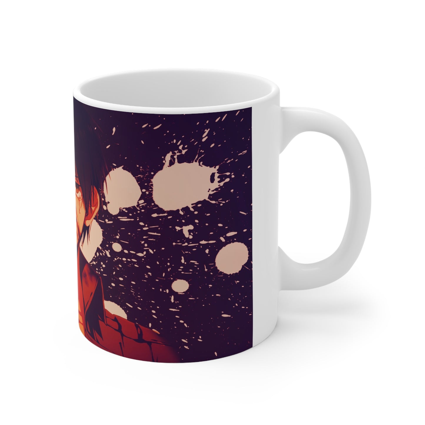Anime-Inspired Ceramic Coffee Cup – 11oz & 15oz with Unique Character Design