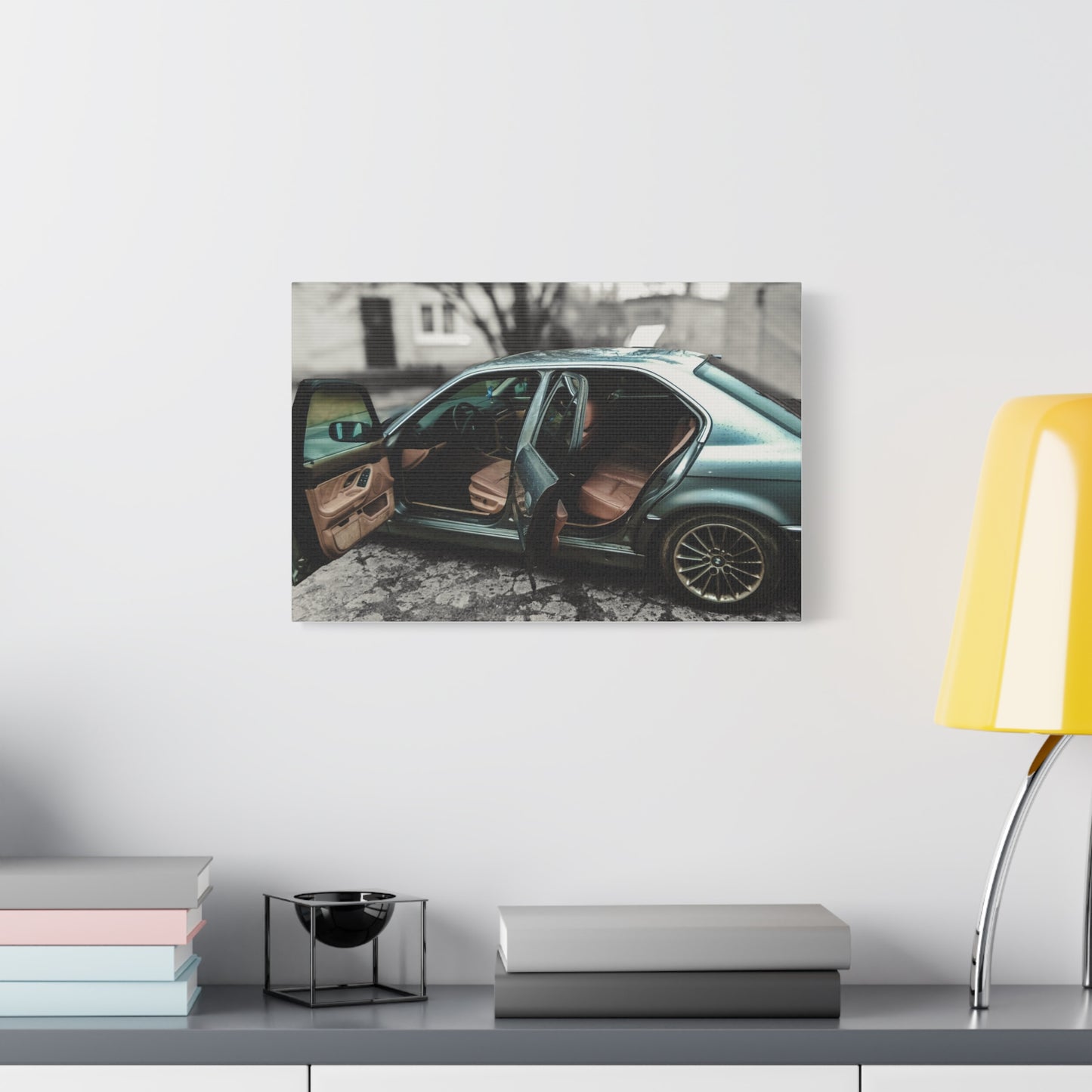 BMW 7 Matte Canvas, Stretched, 1.25"