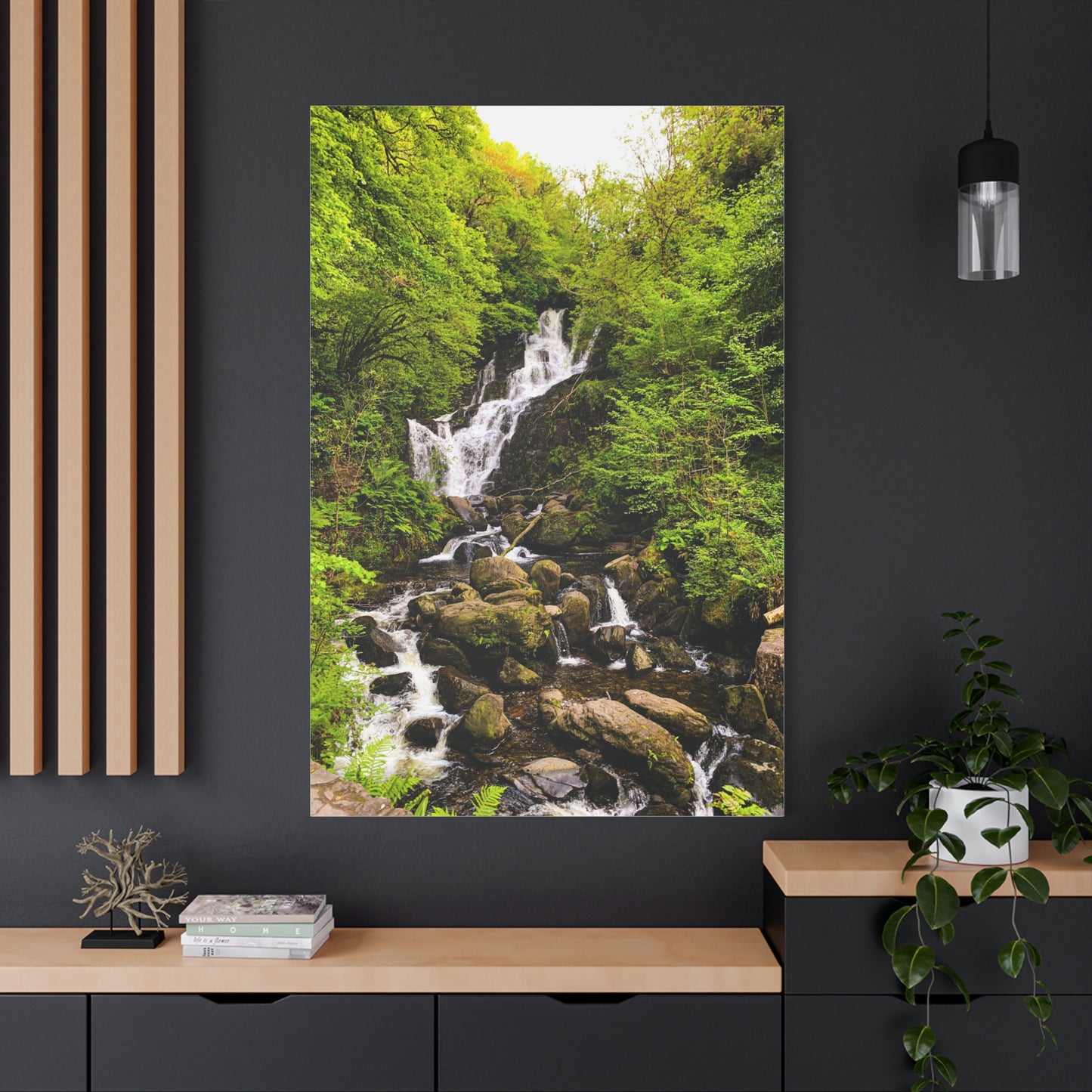 Torc waterfall Matte Canvas, Stretched, 1.25"