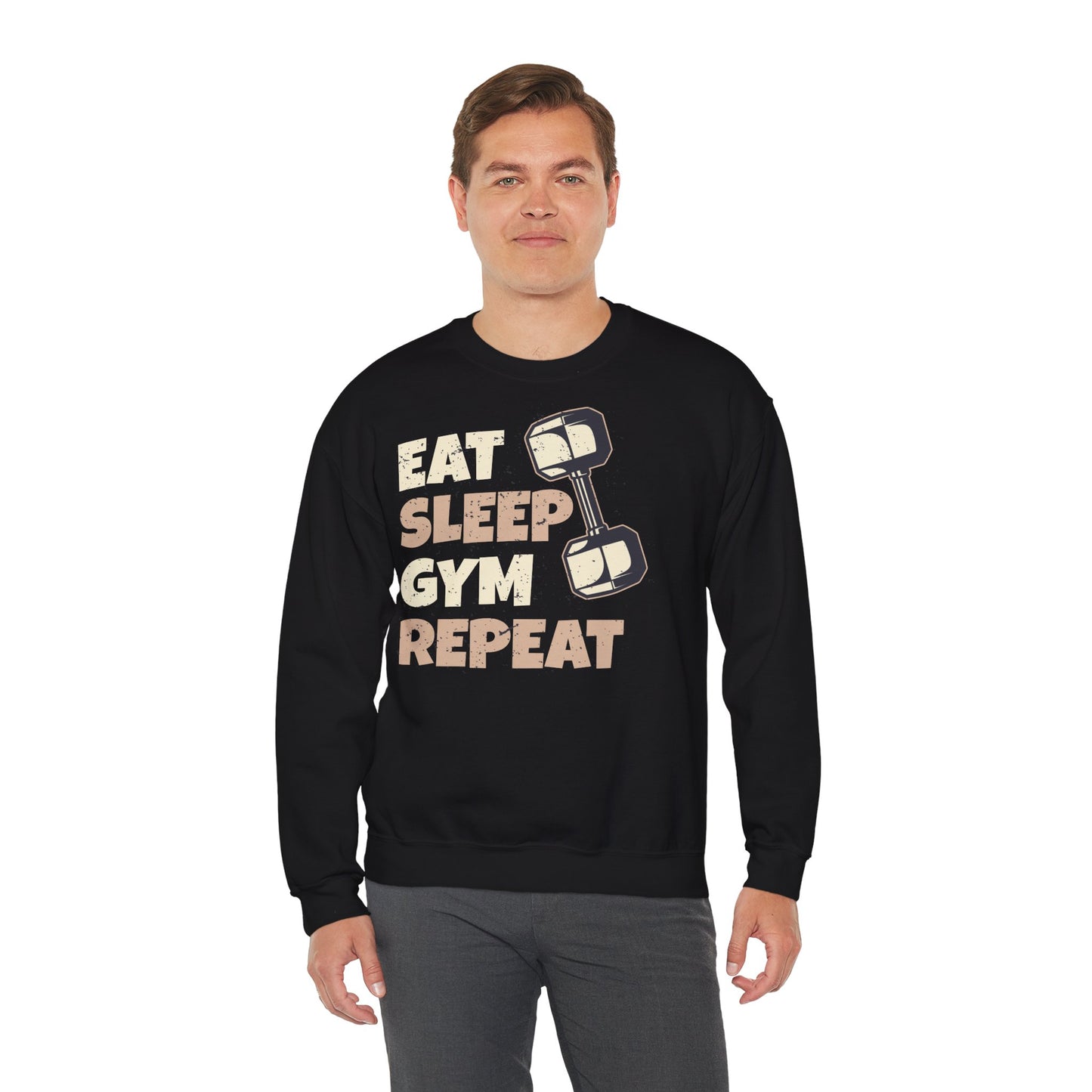 'Eat Sleep Gym Repeat' Unisex Heavy Blend™ Crewneck Sweatshirt