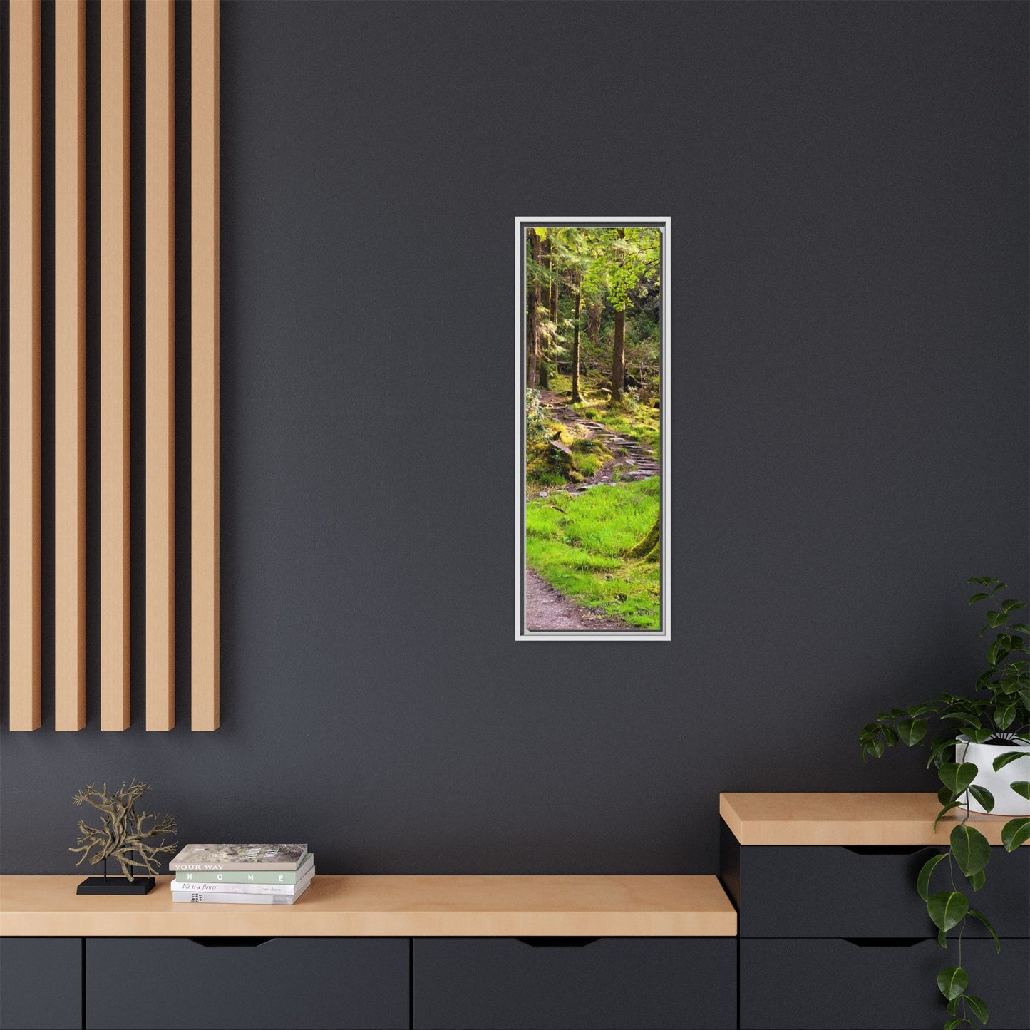 Torc Trail Matte Canvas, Framed (Multi-color)