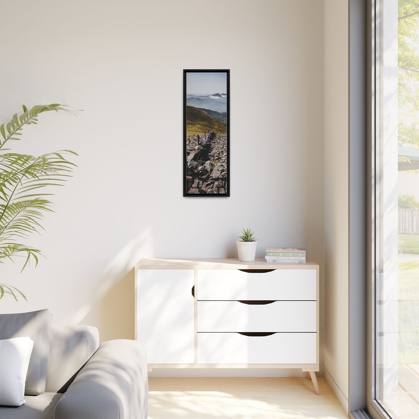 Wall Matte Canvas, Framed (Multi-color)