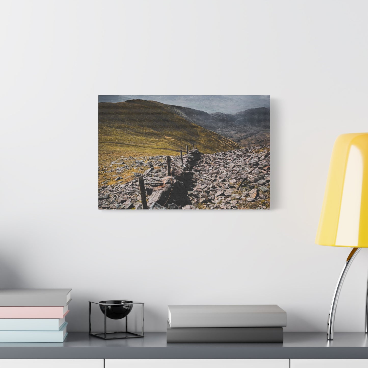 Wall in Mountains Matte Canvas, Stretched, 1.25"