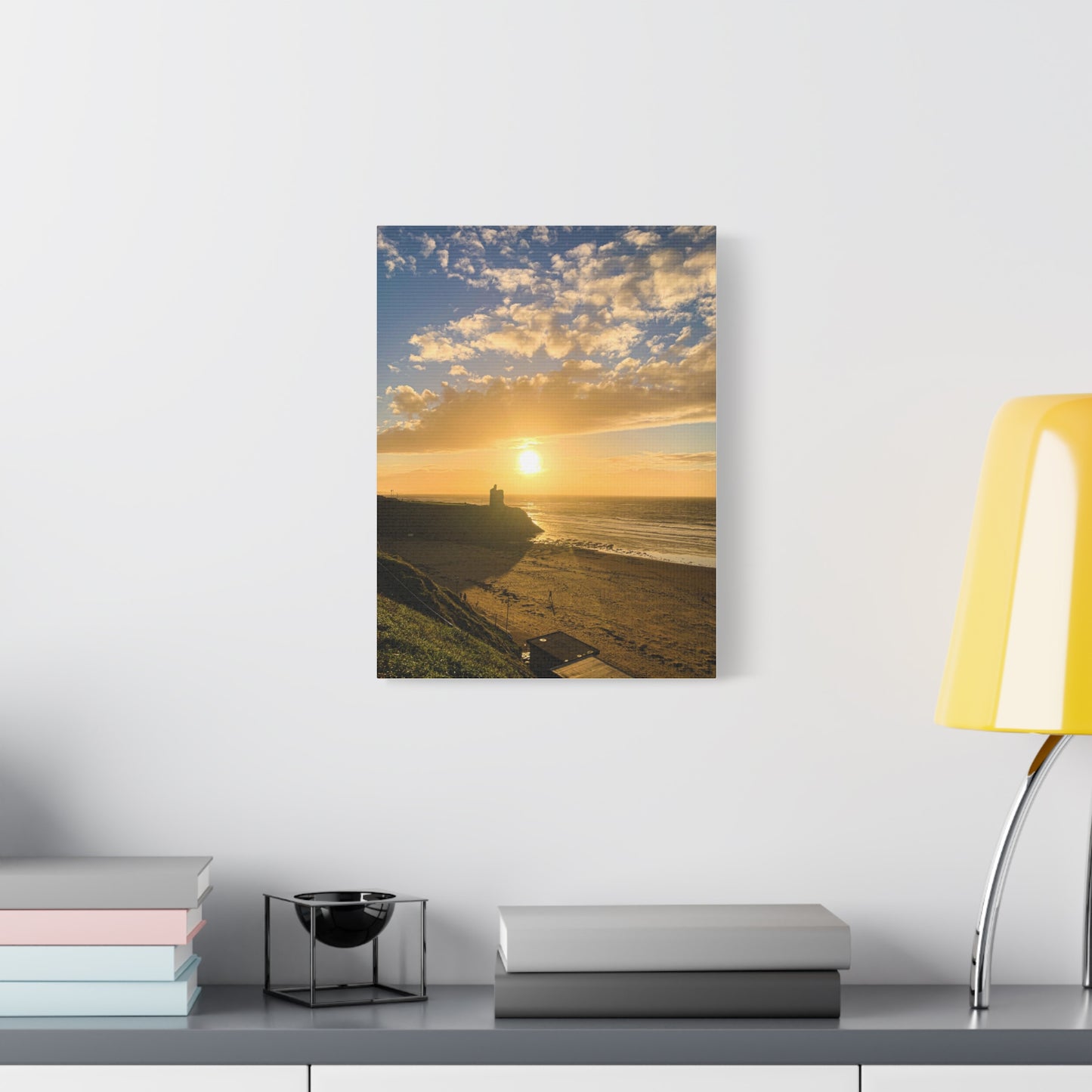Ballybunion Sunset Castle Matte Canvas, Stretched, 1.25"