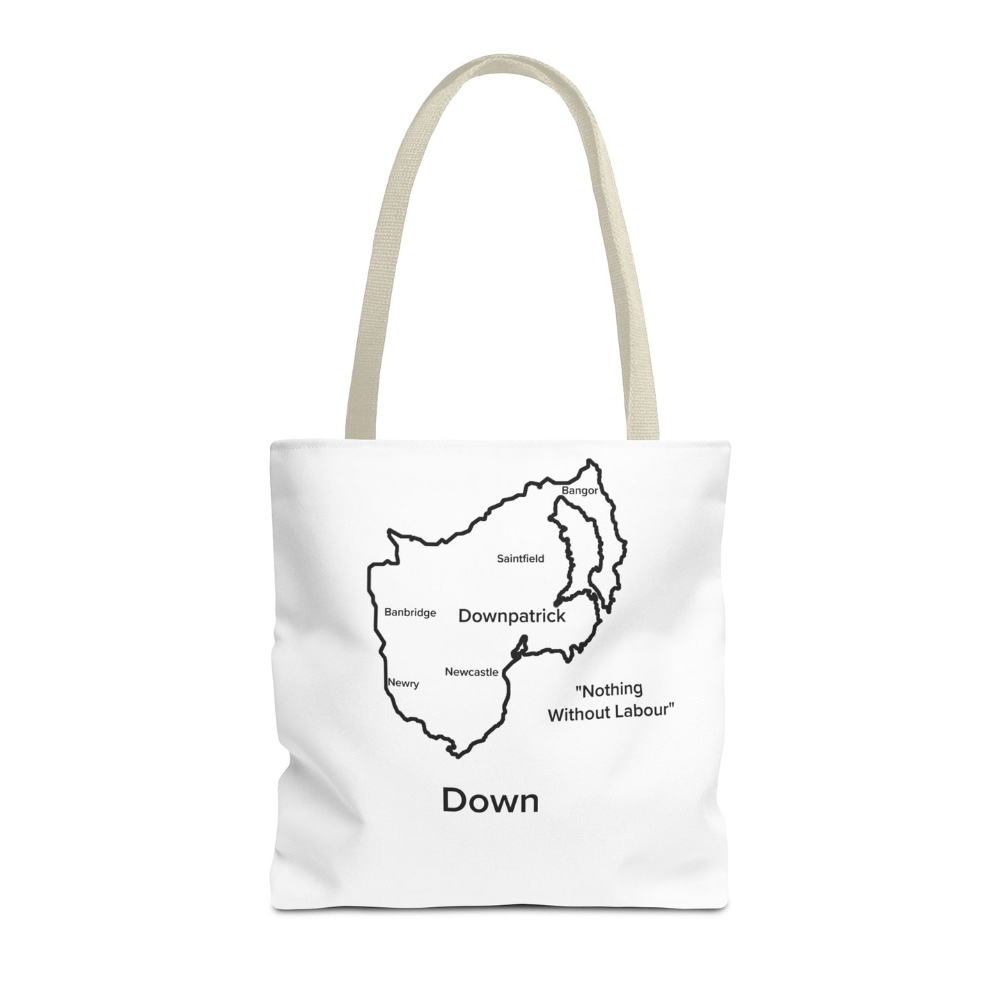 Down Tote Bag White Edition
