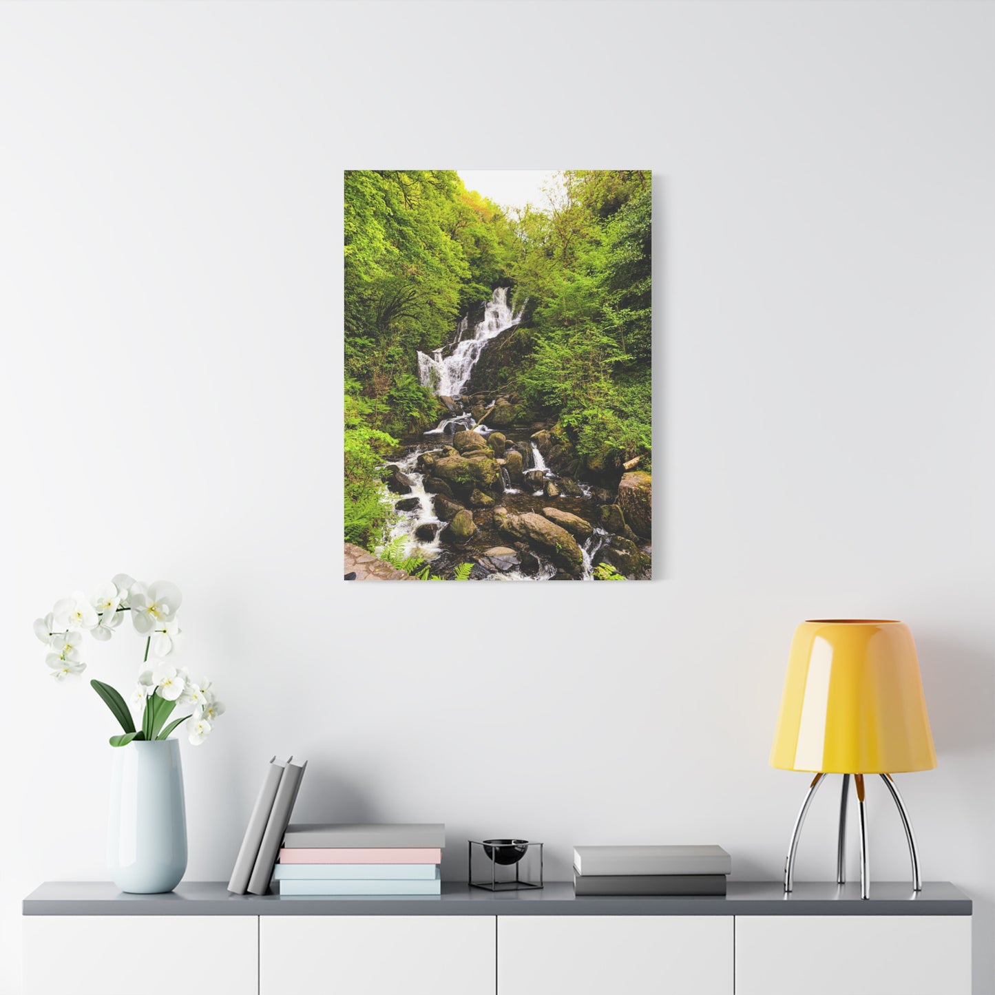 Torc waterfall Matte Canvas, Stretched, 1.25"