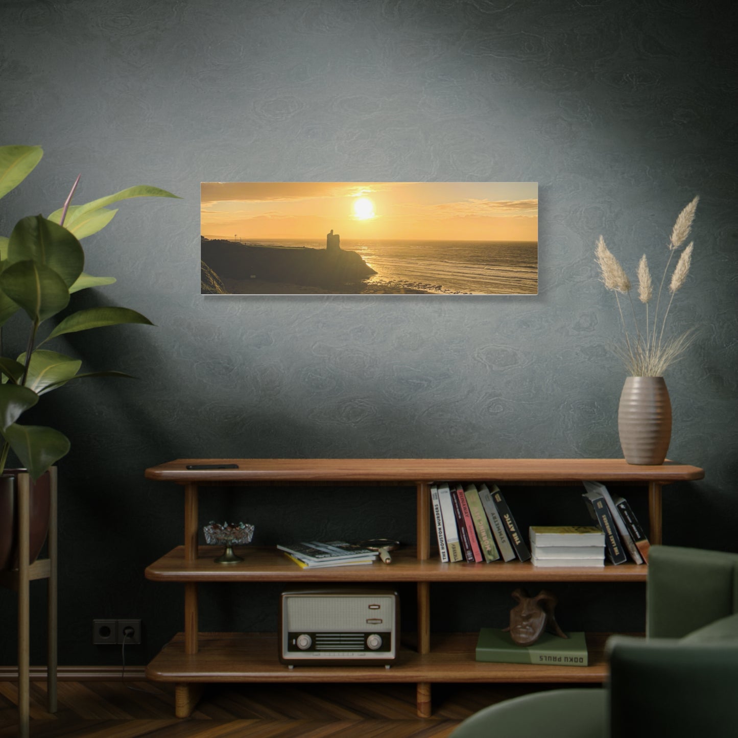 Ballybunion Sunset Castle Matte Canvas, Stretched, 1.25"