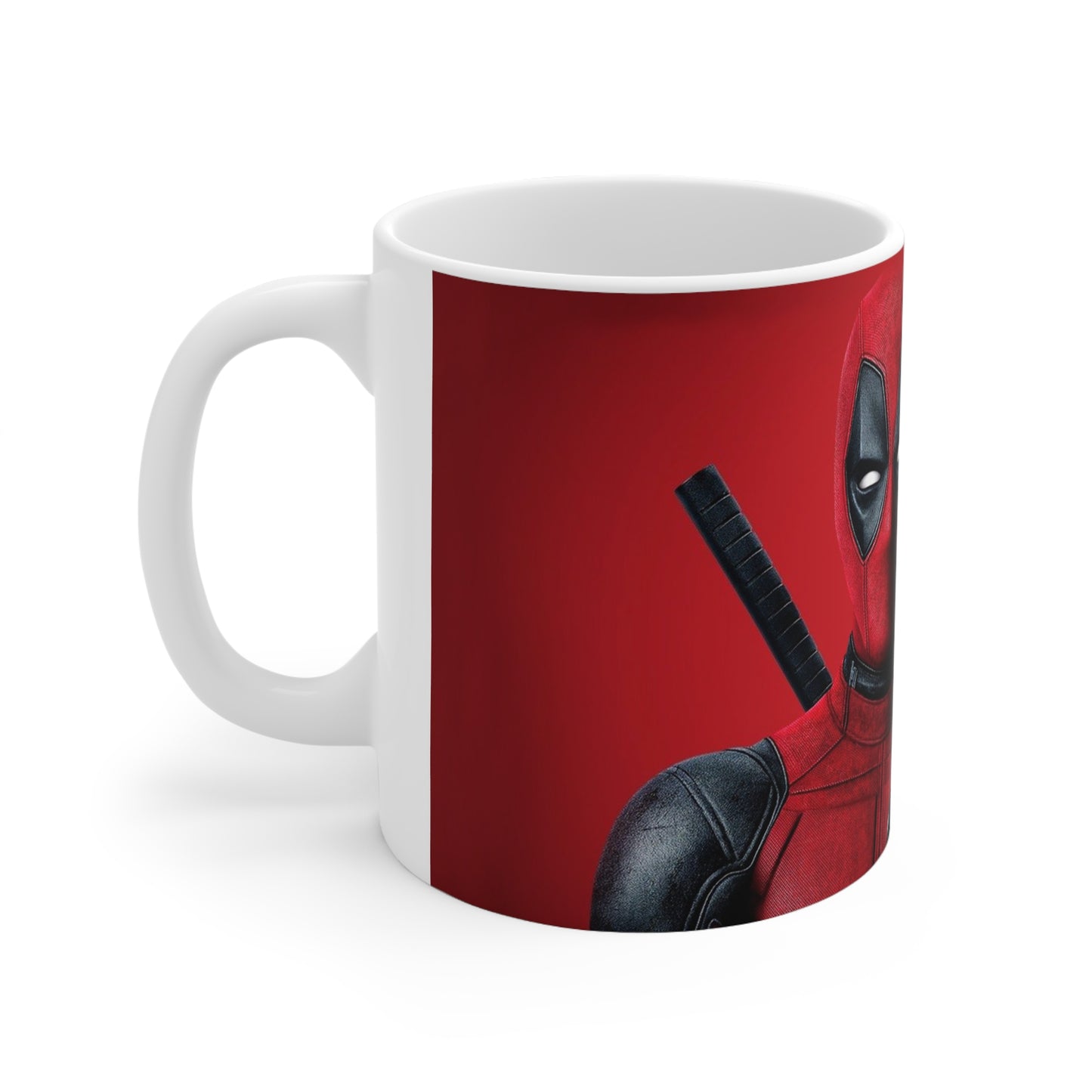 Deadpool Ceramic Coffee Mug - Fun Superhero Design, 11oz & 15oz